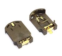 RuiLing Lot de 10 boîtiers de piles bouton CR2032 BS-8 plaqué or pour SMD SMT 3 V