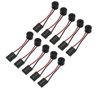 RuiLing Lot de 10 mini haut-parleurs à 4 broches pour ordinateur de bureau, carte mère de PC, bip d'alarme à code interne