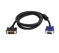 Ruilogod 1,72 m 56ft DVI-I analogique 24 + 5 broches mâle à la cordon de câble M/M masculin VGA