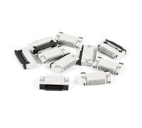 Ruilogod 10 PCS 10mm x 6mm simple rangée B0.5mm Pitch 12 broches FPC FFC connecteur