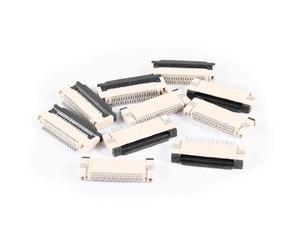 Ruilogod 10 Pcs simple rangée Bas Connect 0.5mm pas de 20 Pin connecteur FPC FFC