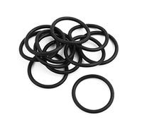 Ruilogod 10pcs 21mm x 1,9 mm Noir Flexible Nitrile Caoutchoule O HULLE JOINT D'OI JOIN D'ÉTOUILLE D'ÉTAGE