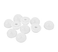Ruilogod 10pcs Capteur PIR Lentille de Fresnel 10m 120 degrés 15mm Corps Pyroélectrique Blanc Robust Outdoor Capabilities, Compatible with Wide Range of Sensors