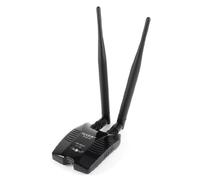 Ruilogod 2.4GHz 802.11b / g/n 300Mbps 6dBi Double antenne Adaptateur USB sans Fil