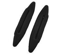 Ruilogod 2 Pcs 6.8" Longueur Accueil bricolage Coiffure Twisted flexible éponge cheveux Pincer Noir