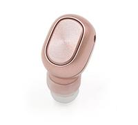 Ruilogod 2017 mini invisible sans fil Bluetooth oreillette avec micro 5 heures de lecture pour téléphone intelligent et autres appareils universels Bluetooth (Rose Gold, 1 PC)