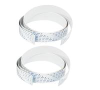 Ruilogod 2pcs 1mm Emplacement 17 Pin flexible câble plat FFC FPC fil 113 x 2.2cm