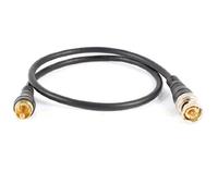 Ruilogod 50cm BNC au câble vidéo coaxial coaxial mâle Terminal AVm/m pour la caméra CCTV DVR
