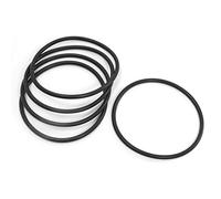 Ruilogod 5pcs Remplacement Noir de 105mm x 5mm Caoutchouc joint d'étanchéité de joint d'huile