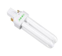 Ruilogod AC 220V 10W Double U Tube PL-C lampe 4-Terminal G24 Base de 4000K Blanc Chaud