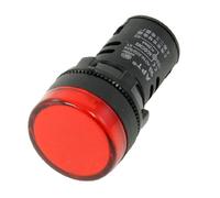 Ruilogod AC/DC 36V LED Voyant d'alimentation Lampe témoin Signal 22mm Red Light