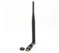 Ruilogod Adaptateur de récepteur de Carte sans Fil USB de 802.11b / G/N 150MBPS W 6DBI Antenne
