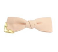 Ruilogod Barrette à cheveux en polyester avec nœud papillon pour queue de cheval Rose (id:79 37f d1 277 966