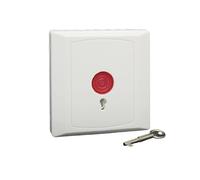 Ruilogod Bouton de panique d'urgence de bureau de la famille carrée blanc