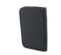 Ruilogod Business Voyage Passport Passport Credit ID Card Caisse Porte-monnaie Pochette Sac Certificat Dark Grey