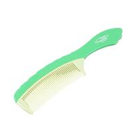 Ruilogod Coiffure bricolage bricolage vert dents en plastique dur peigne cheveux pour dame