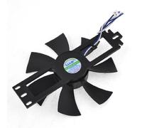 Ruilogod Concuisson à induction DC 18V 2 Connecteur Terminal Sans brosse Ventilateur de refroidissement sans brosse