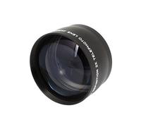 Ruilogod Corps de la caméra en plastique 58mm 2x Téléphoto Conversation Lentille Noir