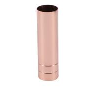 Ruilogod Couvertures 25mmx90mm Couverture Bougie Métal Or Rose Manches Lustre Socket