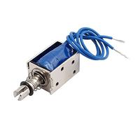 Ruilogod DC12V 300mA 10 mm 6N ressort Pousseur Tirer l'actionneur JF-Électro-Solenoid 0630B