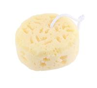 Ruilogod Éponge de douche ronde souple pour le bain et la douche Jaune (id:6e 40f bb 853 b5d