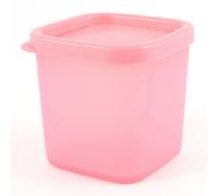 Ruilogod Four à micro-ondes en plastique rafraîchissant Étui herméque rose vif