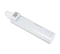 Ruilogod G24 G24D PL-C PL-C PL 2P 13W Ampoule à LED Rotatif Blanc COOL BLANC 6000K, Remplacement de la lampe fluorescente compacte CFL, avec couvercle claire