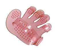 Ruilogod Gant de massage réglable en plastique pour cuir chevelu Rouge (id: 932 830 66c db4 66d