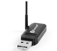 Ruilogod Interface USB en Plastique Black Bluetooth V2.0 Dongle Adapter W Antenna