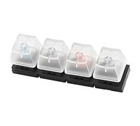 Ruilogod Jeu mécanique Clavier en Plastique Arbre Bricolage 4 Keycaps Remplacement du commutateur