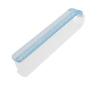 Ruilogod Lady 7.5 "Longueur Bleu Clear Blue Plastic Poignée Pliant Peigne de cheveux pliant