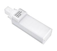 Ruilogod Lampe PL-C G24 G24D PL-C PL 2P 7W Ampoule à LED rotative blanche chaude 3000K, remplacement de lampe fluorescente compacte CFL, avec couverture laiteuse