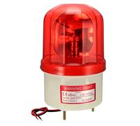 Ruilogod LED d'avertissement Gyrophare flash industriel Signal d' Tour lampe Buzeer 90dB AC 220 V Rouge LTE1101LJ