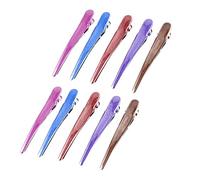 Ruilogod Lot de 10 pinces crocodiles unies pour fille - Couleurs assorties (id:2a f27 6e 63e ec7