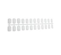 Ruilogod Lot de 288 faux ongles en plastique mat à couverture intégrale pour nail art (id:0e 478 ca cb6 9b9