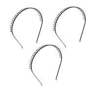 Ruilogod Lot de 3 serre-têtes en métal pour femme et homme (id:43 cf3 18 13c 310