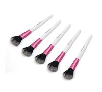 Ruilogod Lot de 5 pinceaux de maquillage en poudre minérale douce avec manche blanc (id:2d 79a 24 21a 1c9