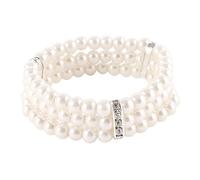 Ruilogod Mesdames bijoux 3 rangs d' perles perles bracelet bracelet bracelet