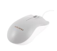 Ruilogod Miction de Souris Optique de Roue de défilement USB 2.0 3D Souris Gris Blanc pour Ordinateur PC
