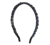 Ruilogod Mini perles décoratives en plastique tressé pour femme Bleu foncé (id:9c 22f 5d 82c 187