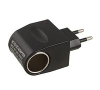 Ruilogod Noir AC 100-240V DC 12V 500mA Adaptateur Convertisseur EU Plug