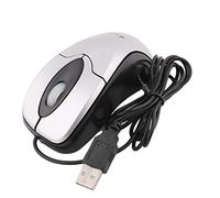 Ruilogod Ordinateur Portable LED Filaire 3 Boutons 800dpi USB Optique Gaming Mouse Gris