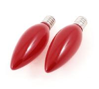 Ruilogod Paire 2W LED rouge 220-240 E14 d'économie d'énergie ampoule lampe