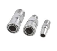 Ruilogod Push pneumatique fileté mâle de 21mm 13mm dans un ensemble de raccords de coupleur rapide