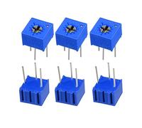 Ruilogod Résistances 50 Ohm Réglage du dessus Horizontal CERMET Potentiomètre 6 PCS