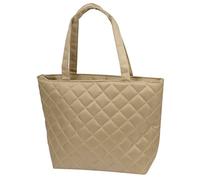 Ruilogod Sac à main fourre-tout réutilisable avec fermeture éclair pour femme Kaki (id:76 444 2f 02d c27