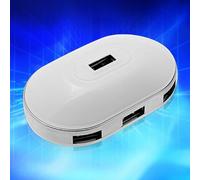 Ruilogod Salut-Speed 4 Port Mini Hub USB 2.0 Blanc