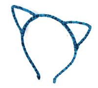 Ruilogod Serre-tête en peluche avec oreilles de chat pour femme - Bleu (id:00 7bd 00 337 8eb