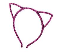 Ruilogod Serre-tête en peluche avec oreilles de chat pour femme - Fuchsia (id:1b ac4 7b fa6 58f