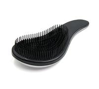 Ruilogod Silver Tone Plastic Magic Salon Styling Hair Care Massage Brush Anti Tangle Noeud Comb